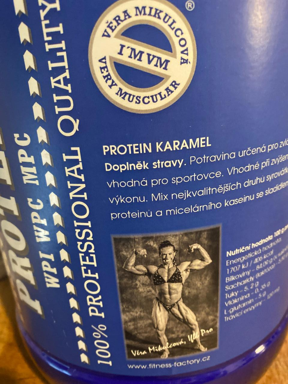 Fotografie - Protein IM VM karamel
