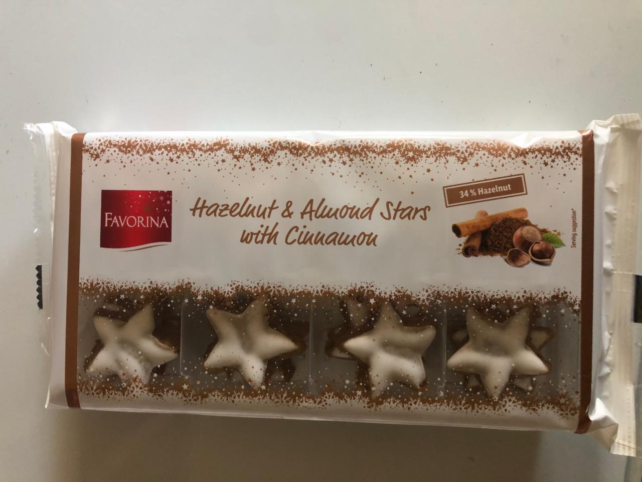 Fotografie - Hazelnut&almond stars with cinnamon Favorina