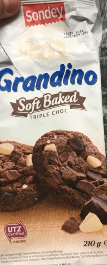 Fotografie - Grandino soft baked triple choc Sondey