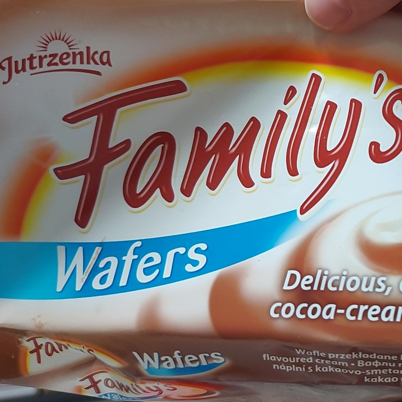 Fotografie - Family's Wafers cocoa-cream Jutrzenka