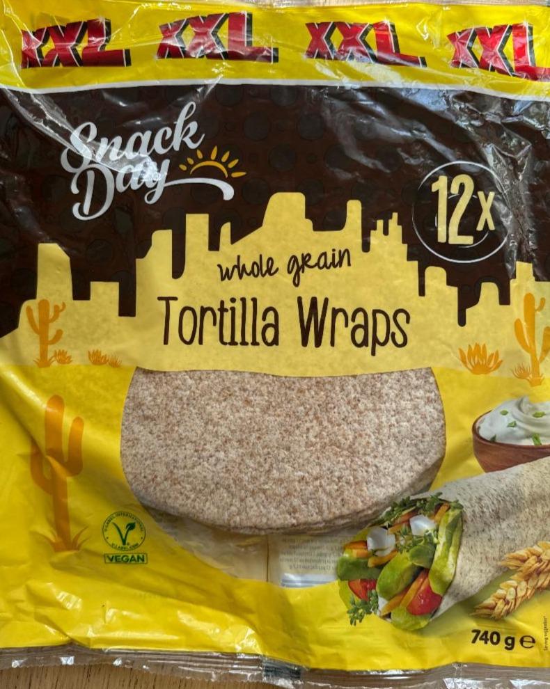 Fotografie - Whole grain tortilla wraps Snack Day