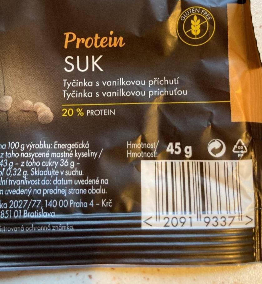 Fotografie - Sojový proteinový suk s vanilkovou příchutí Shell café