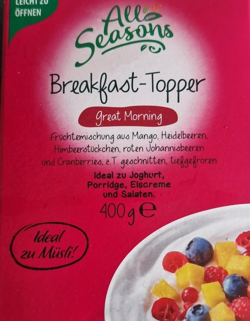 Fotografie - Breakfast-Topper All Seasons