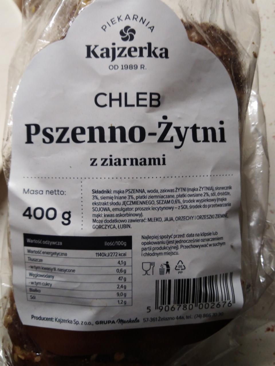 Fotografie - Chleb pszenno-żytni z ziarnami Kajzerka