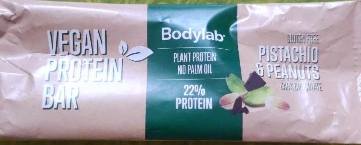 Fotografie - Vegan Protein Bar pistachio & peanuts Bodylab