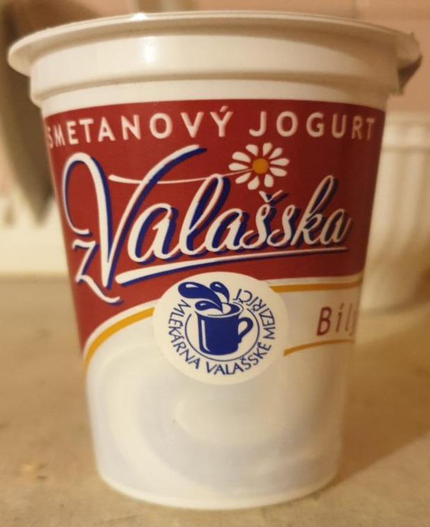 Fotografie - Smetanový jogurt z Valašska bílý Mlékárna Valašské Meziříčí