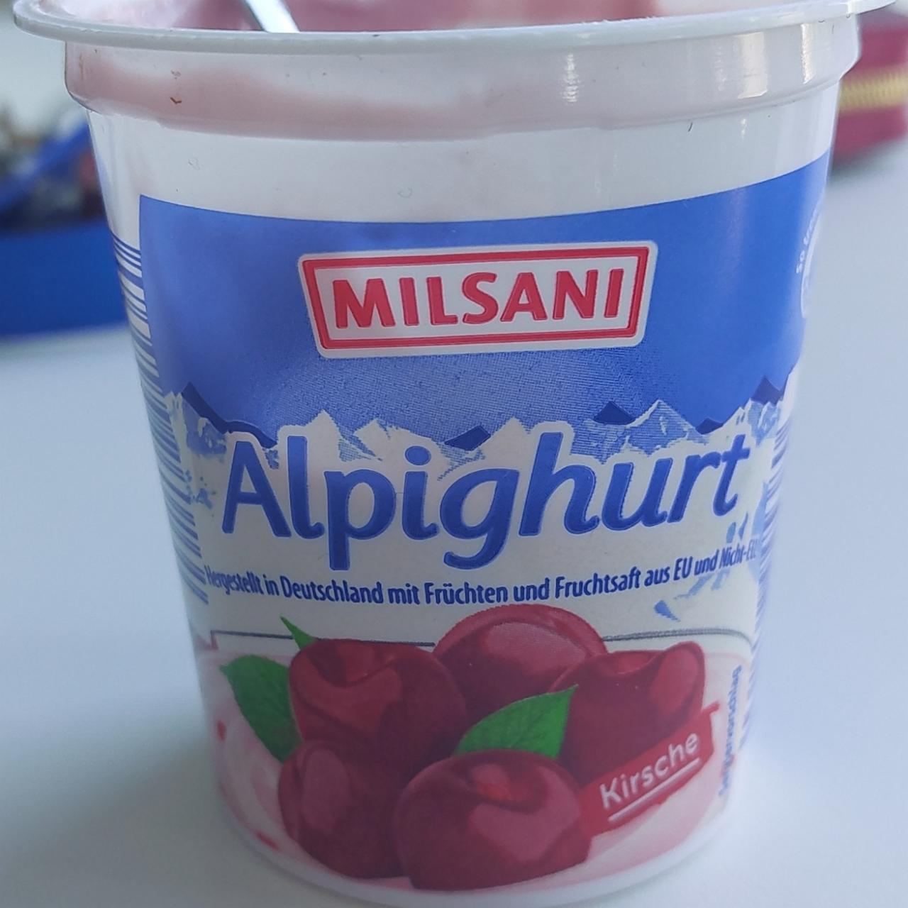 Fotografie - Alpighurt kirsche Milsani