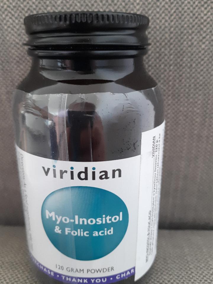 Fotografie - Viridian Myo-Inositol & Folic acid
