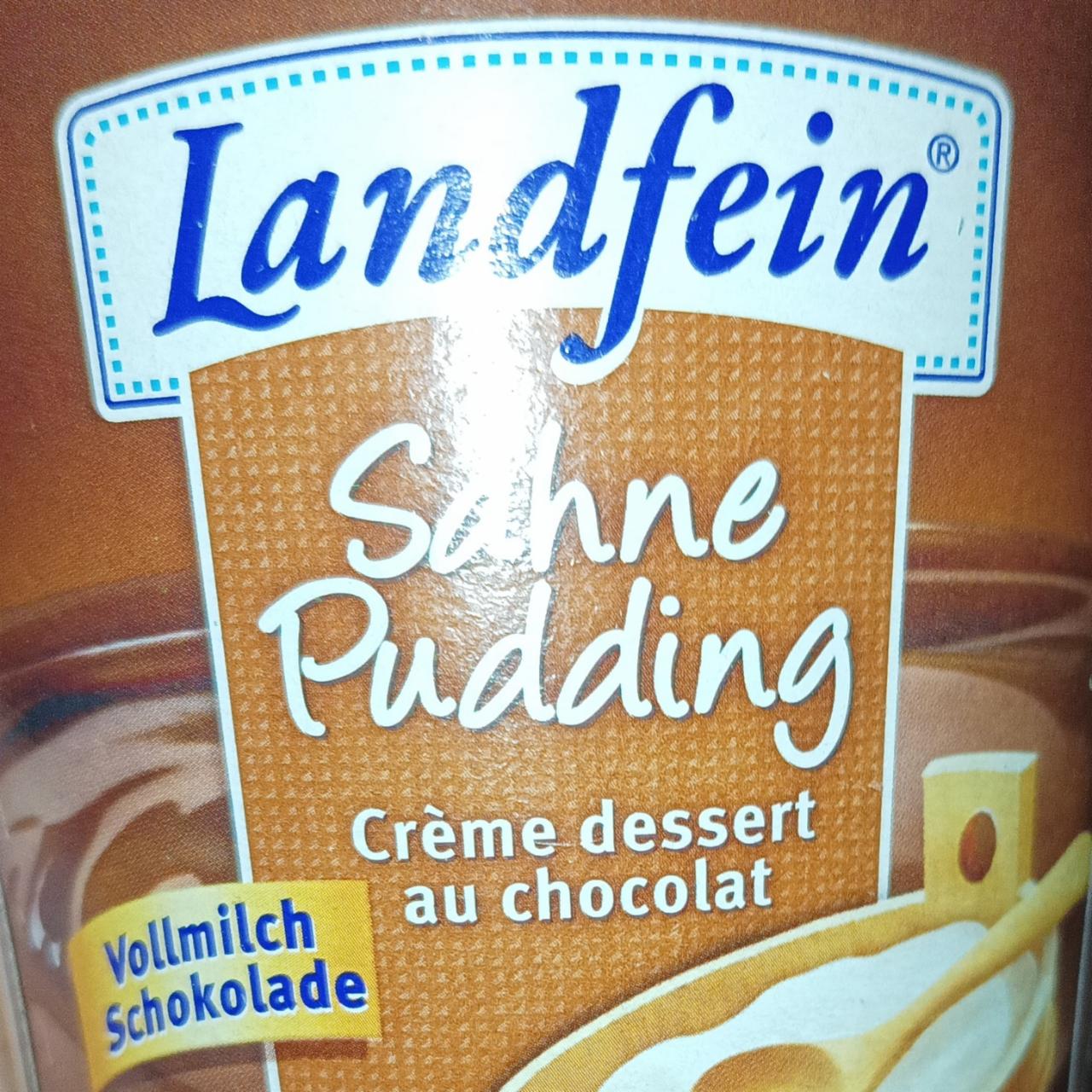 Fotografie - Sahne pudding vollmilch schokolade Landfein