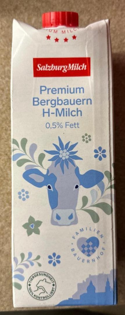 Fotografie - Premium Bergbauern H-Milch 0,5% Fett SalzburgMilch