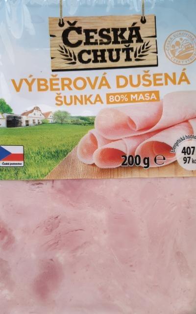 Fotografie - vepřová šunka dušená, výběrová 80 % masa Česká chuť