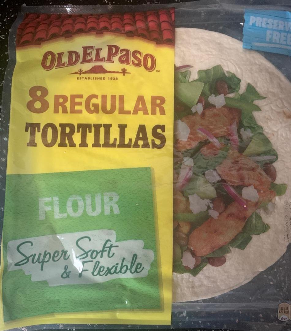 Fotografie - 8 Regular Tortillas Flour Super Soft & Flexible Old El Paso