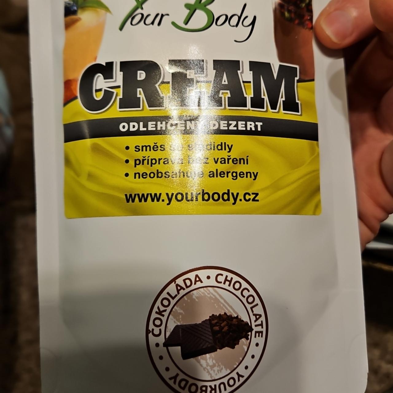 Fotografie - Cream odlehčený dezert čokoláda YourBody