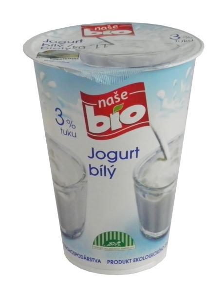 Fotografie - Naše bio jogurt bílý 3% tuku