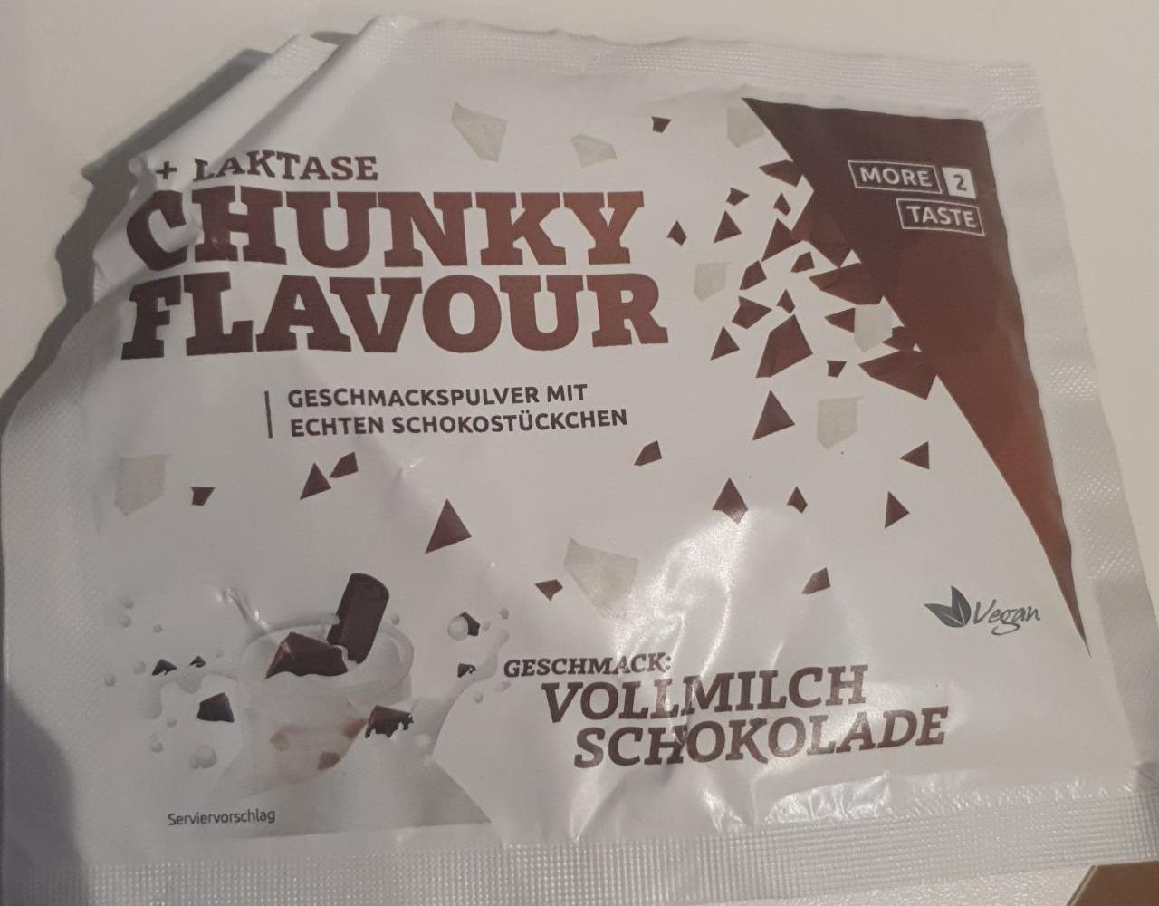 Fotografie - Chunky Flavour Vollmilch Schokolade More Nutrition