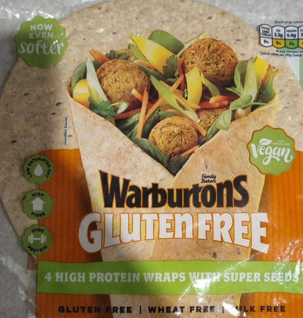 Fotografie - Gluten Free 4 High Protein Wraps with Super Seeds Warburtons