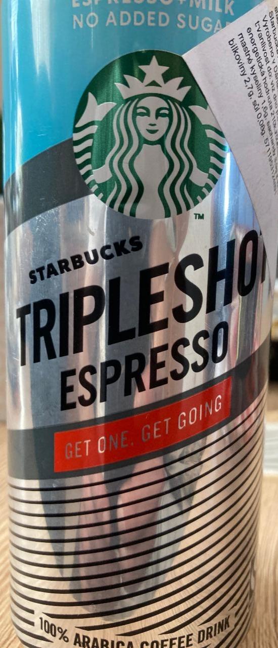 Fotografie - Tripleshot Espresso No Added Sugar Starbucks