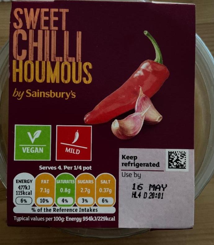 Fotografie - Sweet chilli houmous by Sainsbury's