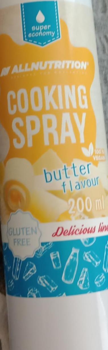 Fotografie - Cooking spray butter flavour Allnutrition