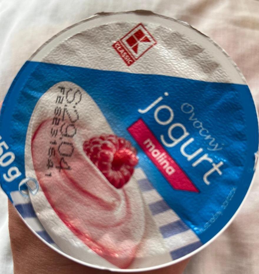 Fotografie - K Classic ovocný jogurt malina 2,5% tuku