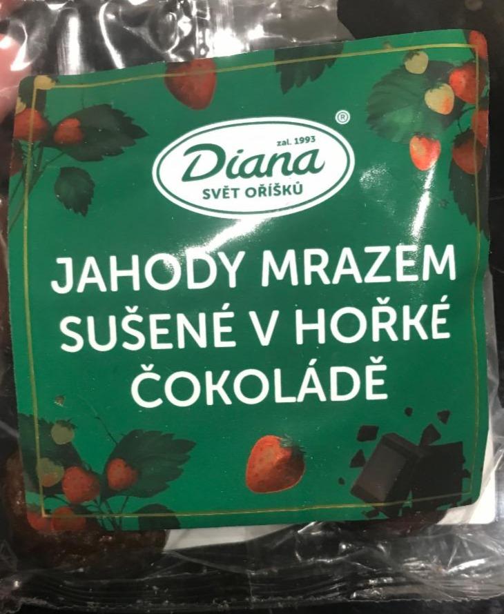 Fotografie - Jahody mrazem sušené v hořké čokoládě Diana Svět oříšků