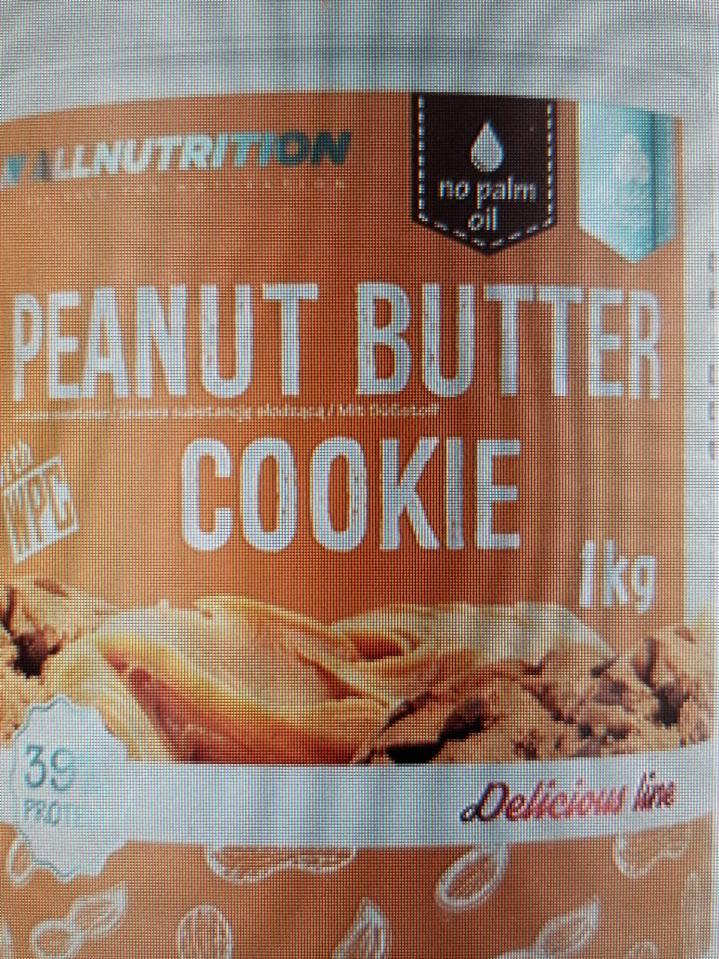 Fotografie - peanut butter with WPC Cookie se sladidlem Allnutrition