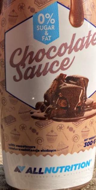 Fotografie - Chocolate Sauce 0% sugar & fat Allnutrition