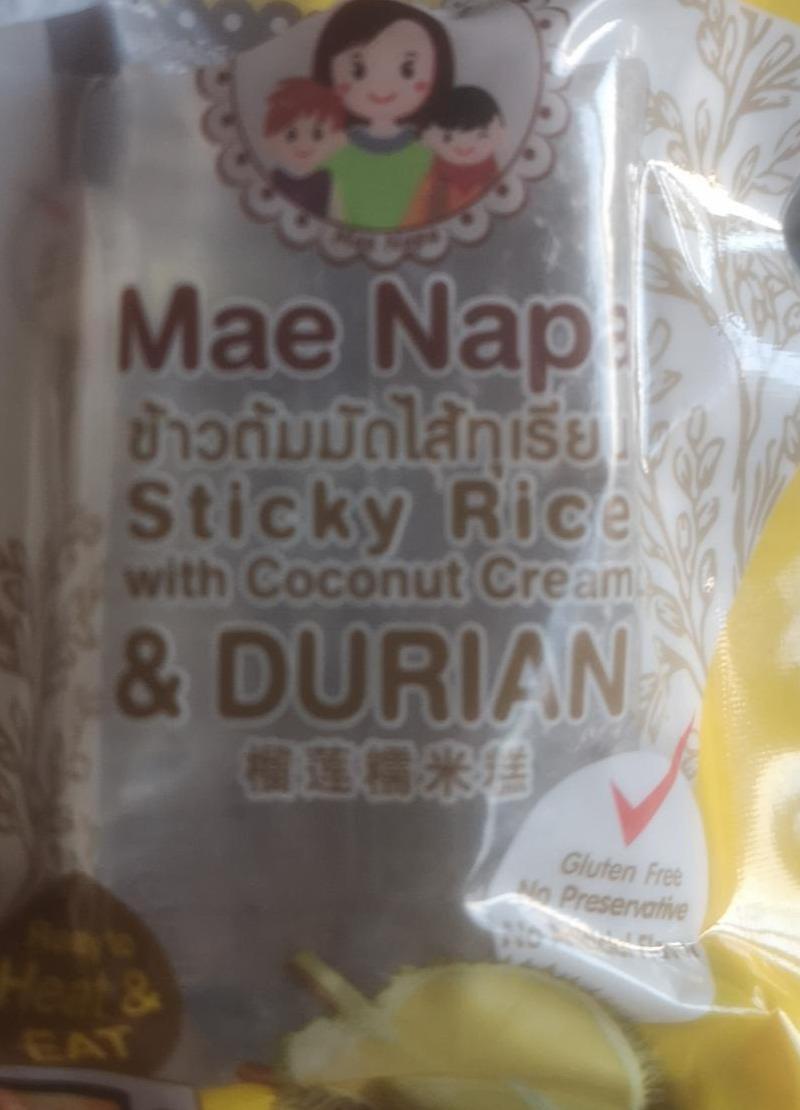 Fotografie - Sticky rice with Coconut Cream & Durian Mae Napa