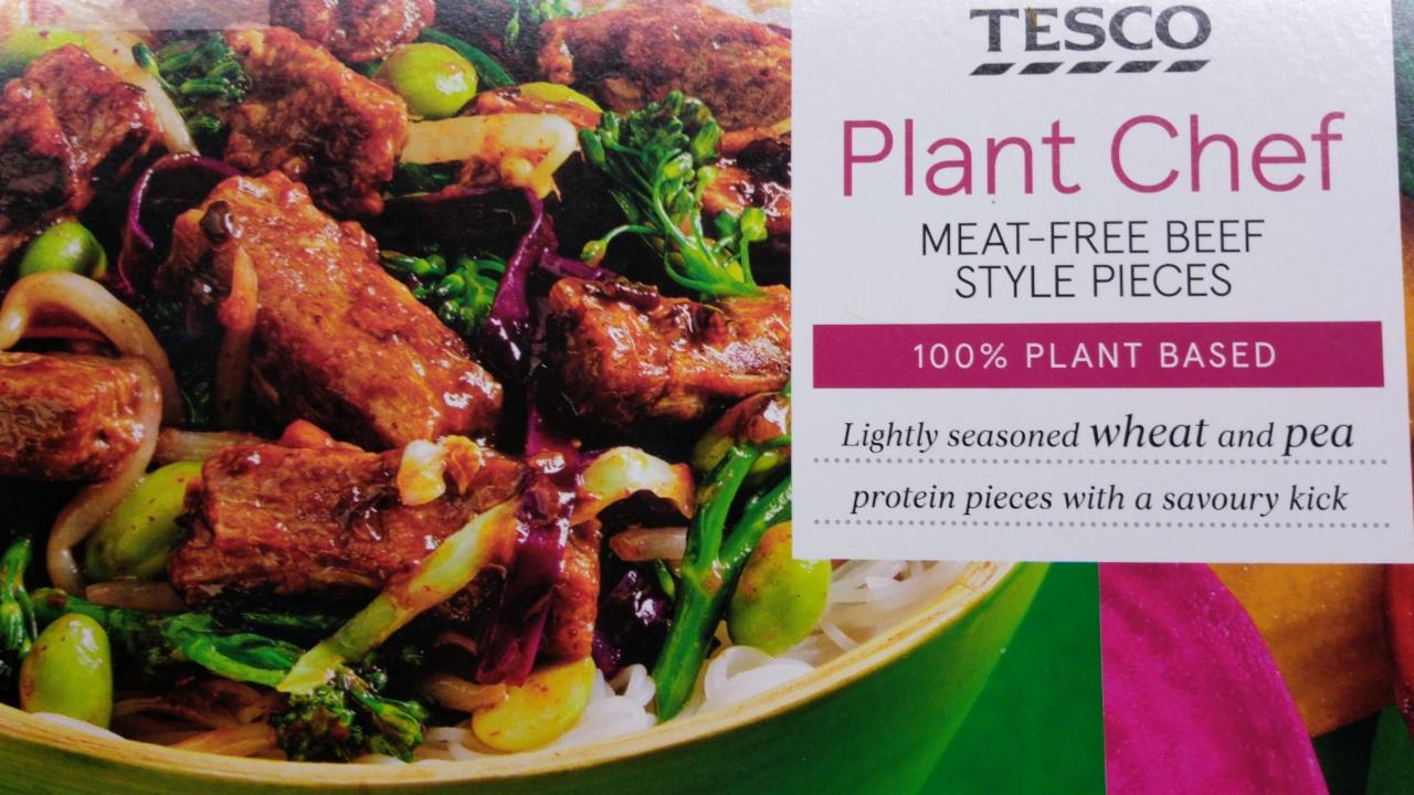 Fotografie - Plant Chef meat-free beef style pieces Tesco