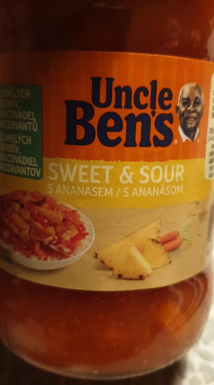 Fotografie - sweet and sour s ananasem unce beans