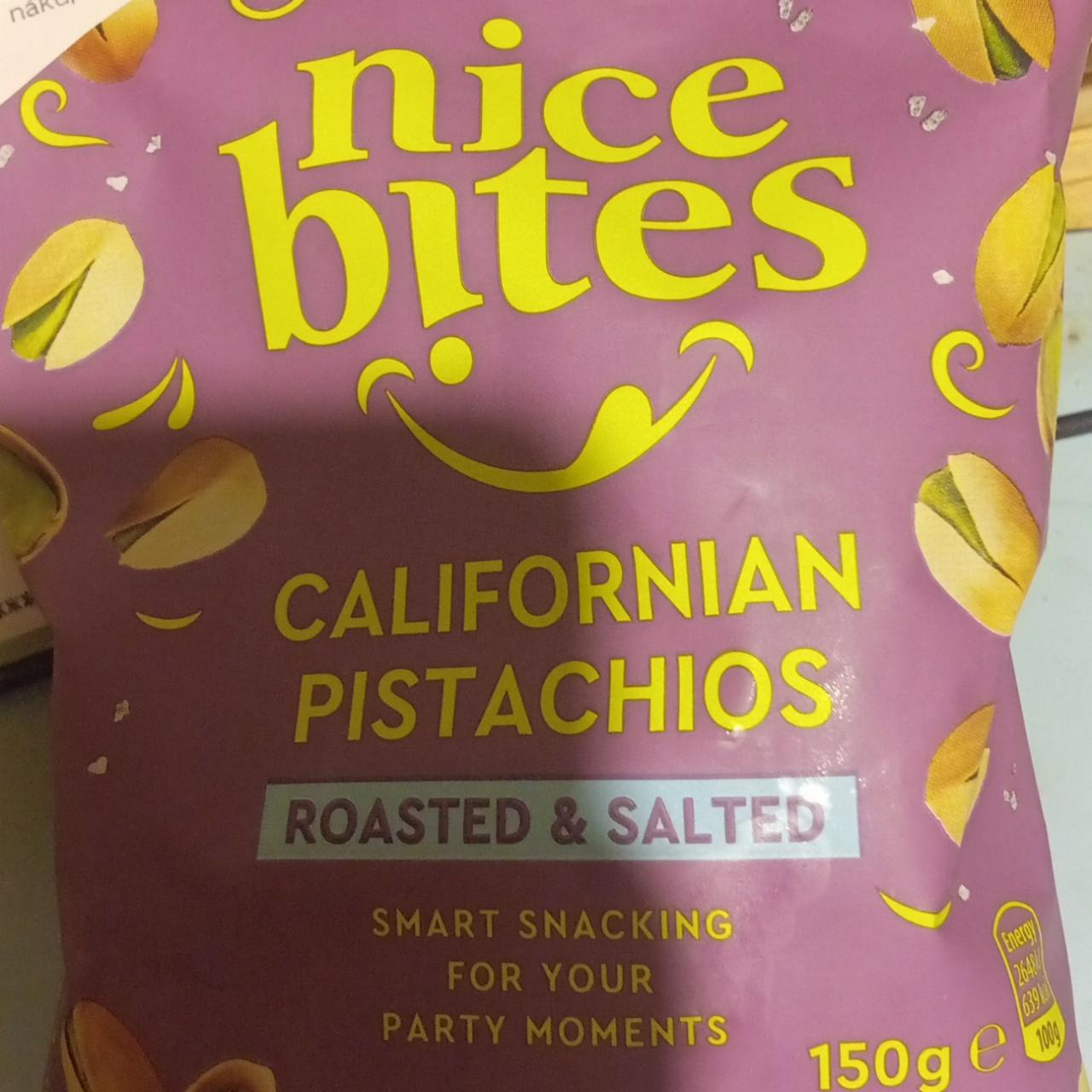 Fotografie - Californian pistachios Roasted & Salted Nice Bites