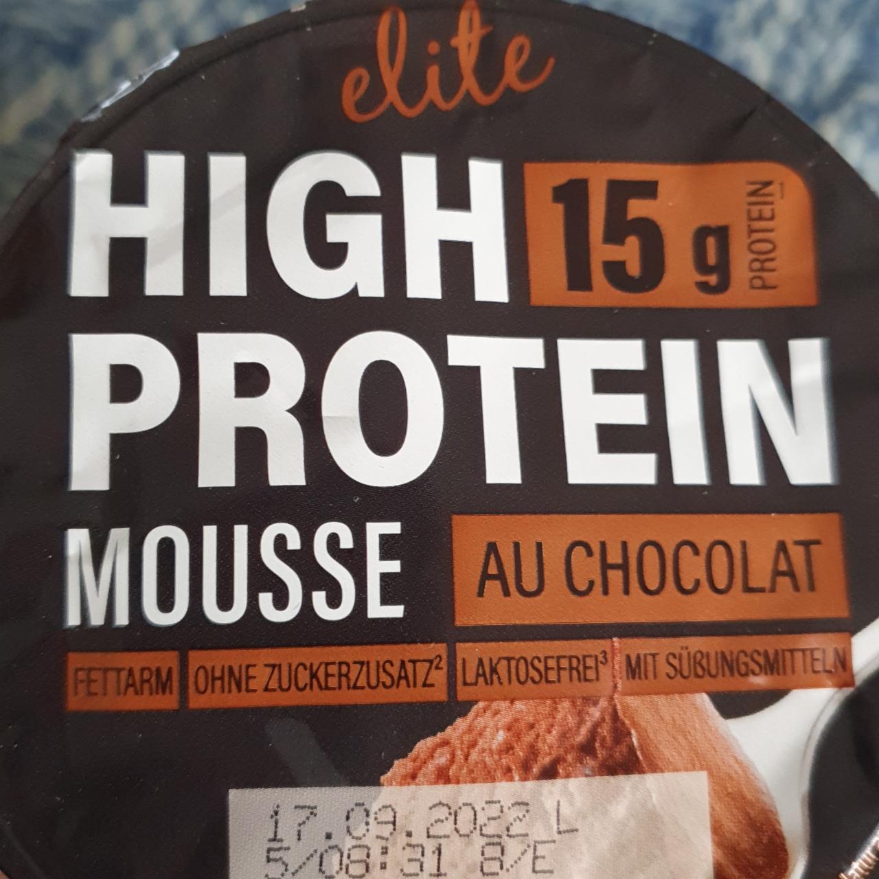 Fotografie - High Protein Mousse au Chocolat Elite