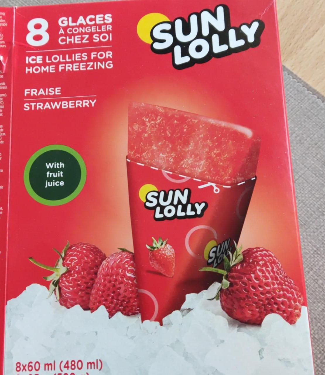 Fotografie - 8 Ice lollies for home freezing Strawberry Sun Lolly