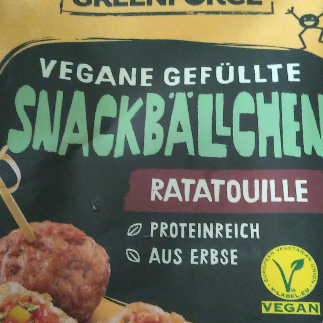 Fotografie - Vegane gefüllte snackbällchen ratatouille Greenforce