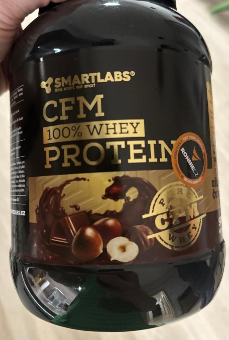 Fotografie - CFM 100% Whey Protein oříšková čokoláda Smartlabs
