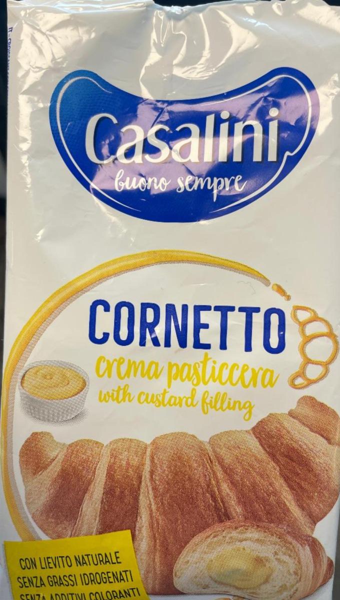 Fotografie - Cornetto crema pasticccra with custard filling Casalini