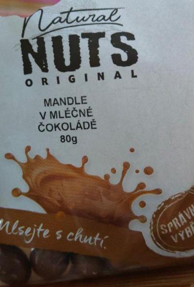 Fotografie - Natural Nuts original Mandle v mléčné čokoládě
