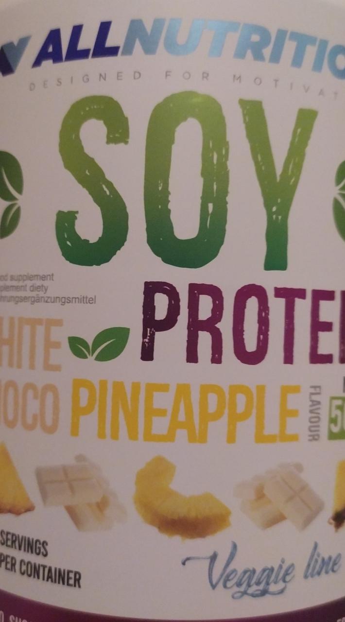 Fotografie - Soy Protein White Choco Pineapple Allnutrition