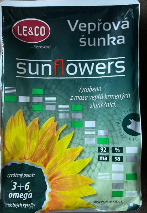 Fotografie - Vepřová šunka sunflowers 92% masa LE & CO