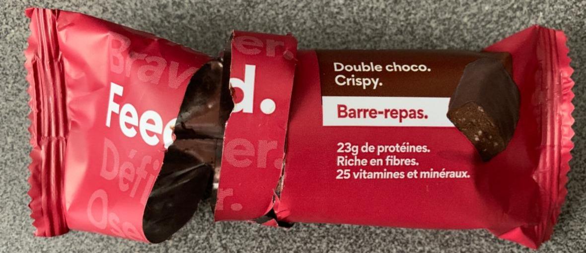 Fotografie - Barre-repas Double choco Crispy Feed