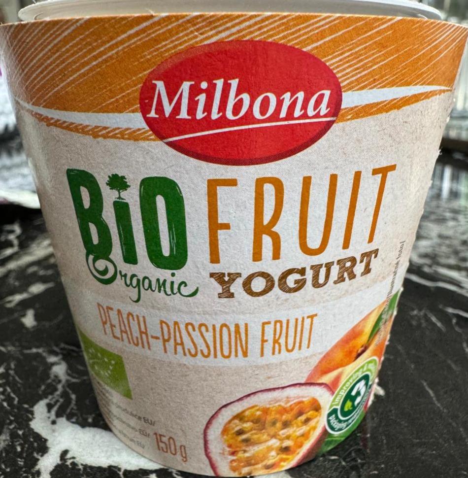 Fotografie - Bio Frucht Joghurt Peach-Passion Fruit Milbona