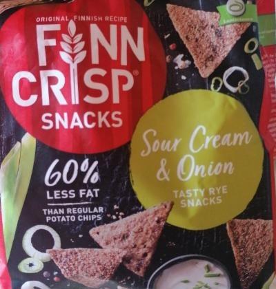 Fotografie - Finn crisp snacks sour cream and onion