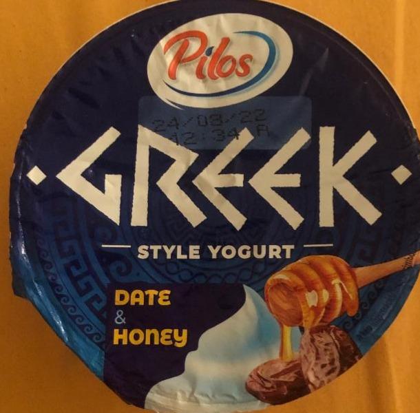 Fotografie - greek style yogurt date & honey Pilos
