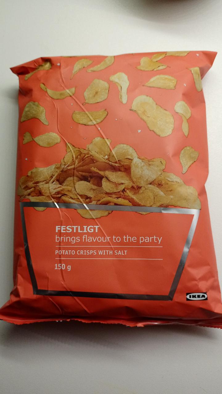 Fotografie - Festligt Potato Crisps with Salt Ikea