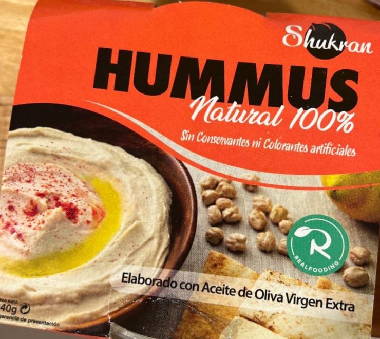 Fotografie - Hummus natural 100% Shukran