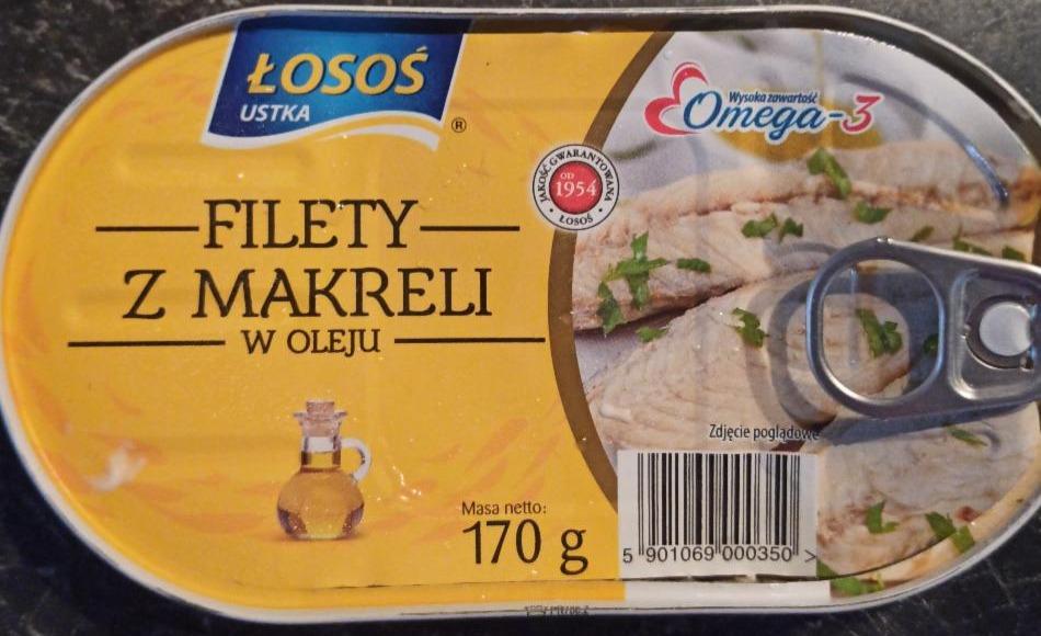 Fotografie - Filety z makreli w oleju Łosoś Ustka