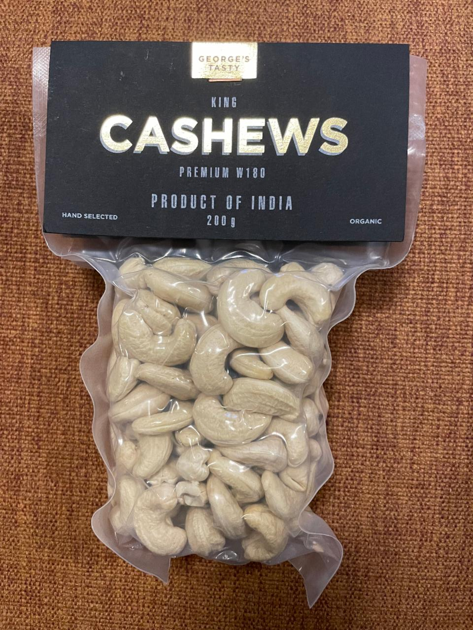 Fotografie - King Cashews Premium W180 George's Tasty