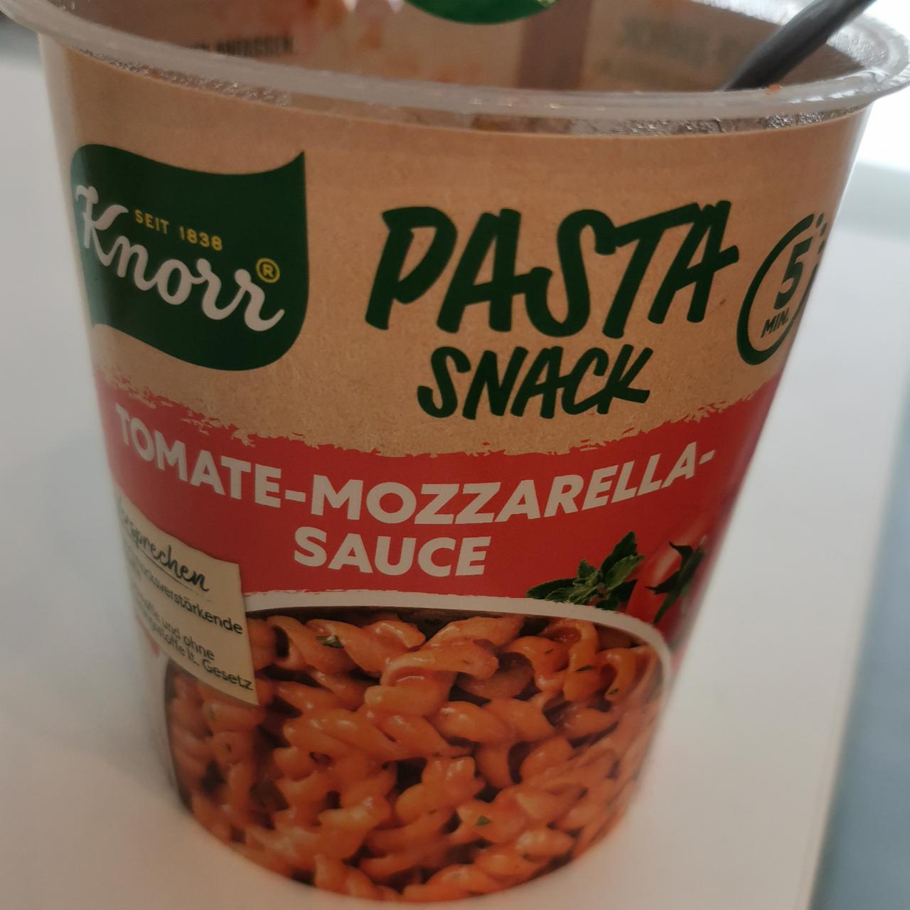 Fotografie - Pasta snack Tomate-Mozzarella-sauce Knorr