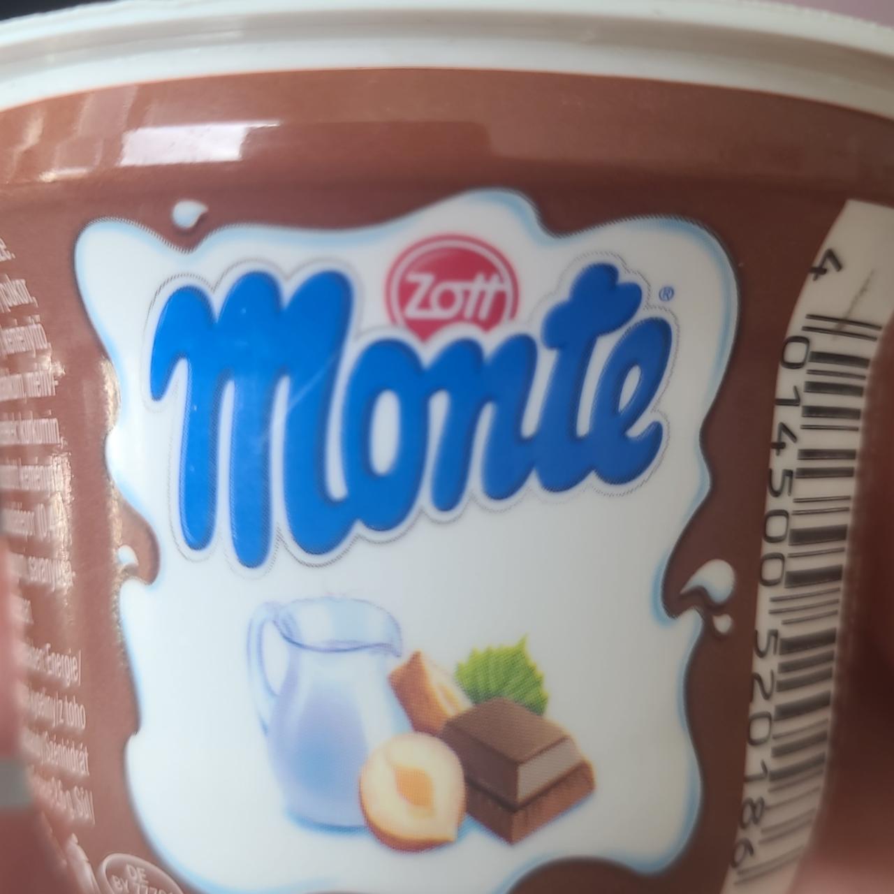 Fotografie - Monte s kakaovým dražé Zott