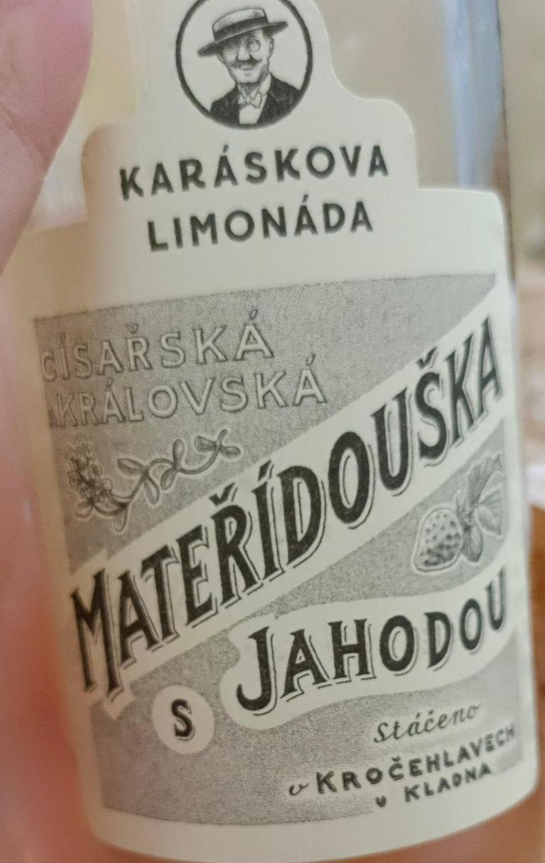 Fotografie - Mateřídouška s jahodou Karáskova limonáda